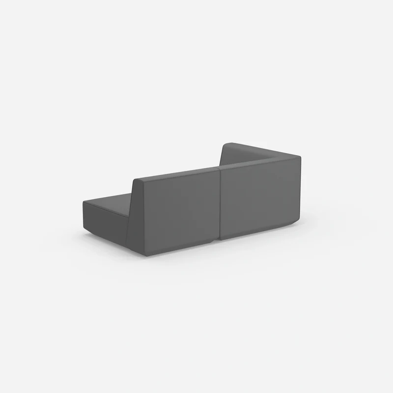 Graues Modulsofa 180 cm breit