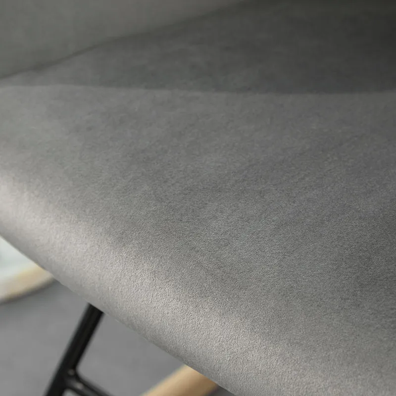 SoBuy FST68-HG Chaise à Bascule avec Accoudoirs Fauteuil de Relaxation Pieds