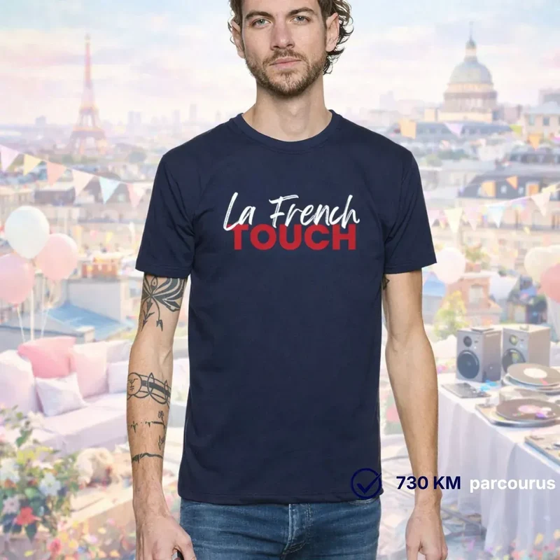 T-shirt homme bleu | La French Touch