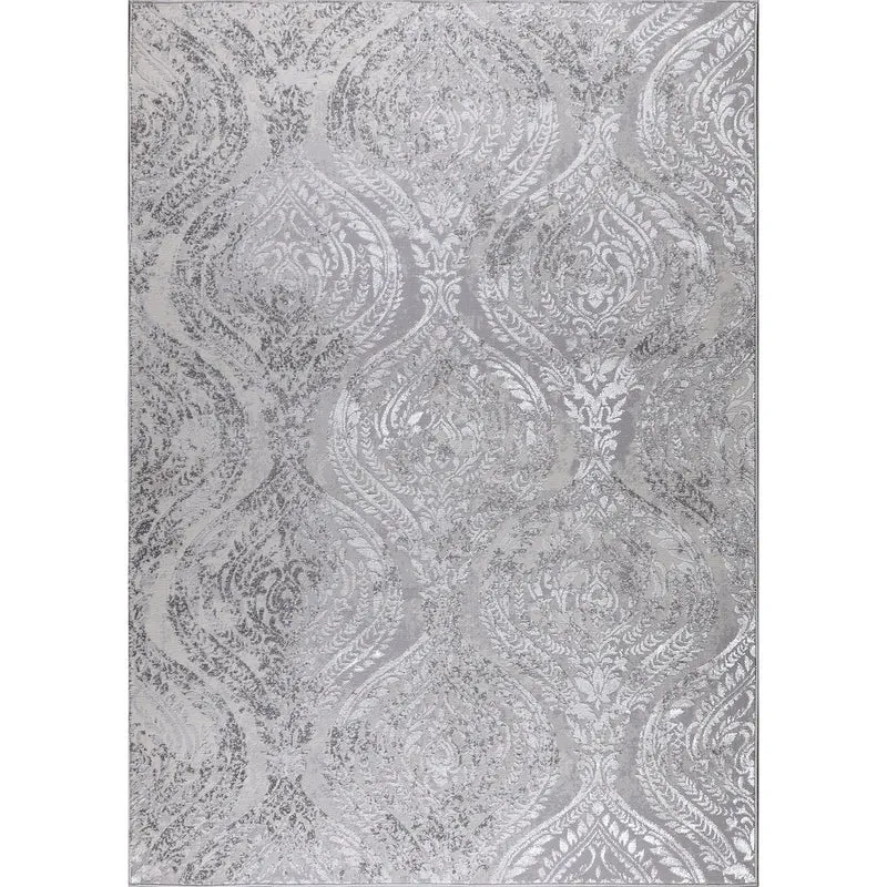 Tapis Vintage Oriental Blanc/Gris Muncie