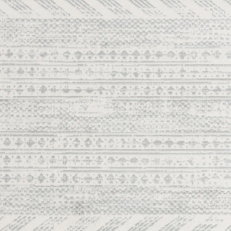 Tapis de Couloir Scandinave Bohème Gris Mykonos