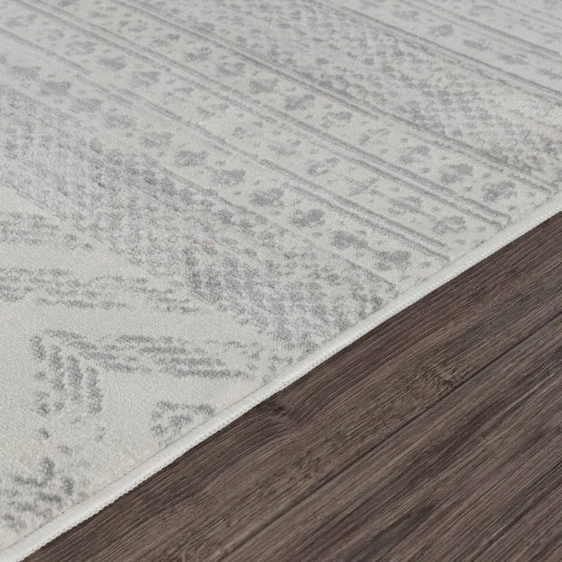 Tapis Scandinave Bohème Gris Mykonos