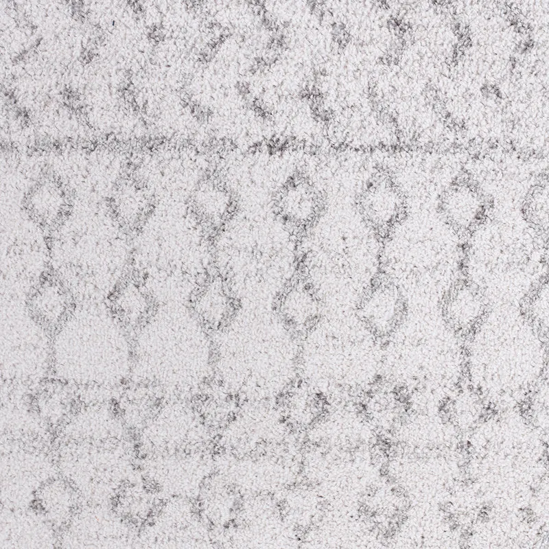 Tapis Scandinave Bohème Gris/Blanc Nice