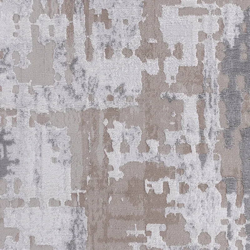 Tapis Abstrait Moderne Gris/Beige Noida