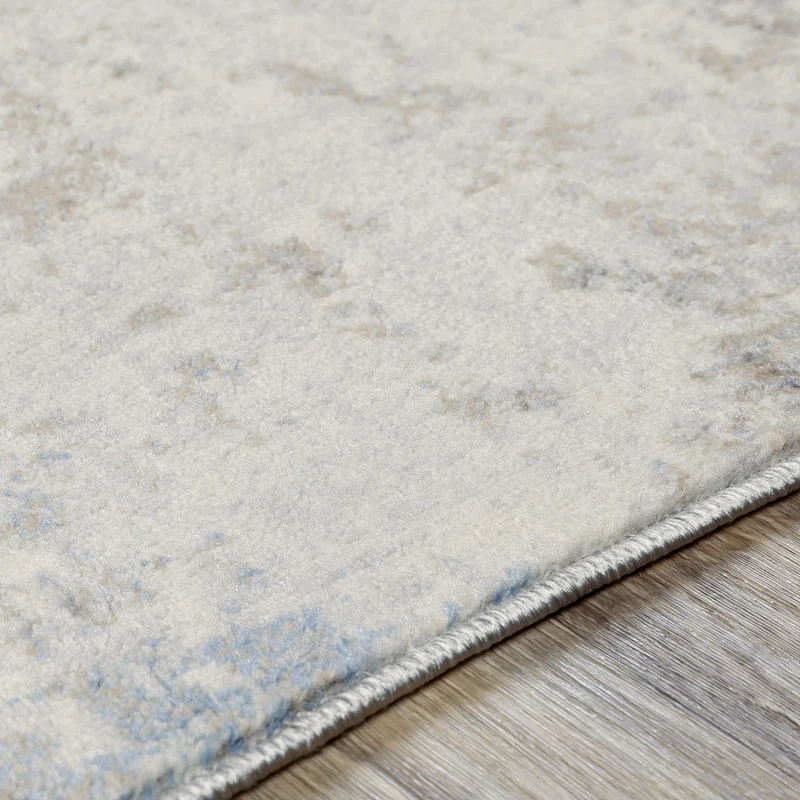 Tapis Abstrait Utrecht Moderne Ivoire/Gris/Bleu