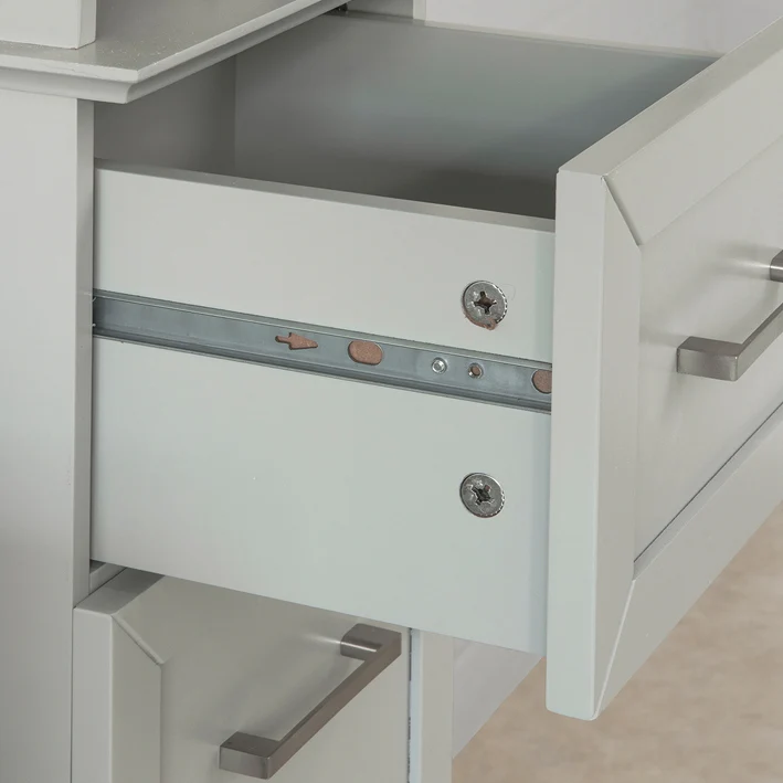 SoBuy BZR09-HG Meuble Colonne de Salle de Bain Armoire Haute Meuble Rangement