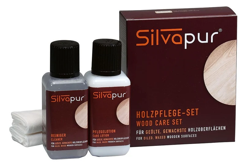 SILVAPUR Geölte & gewachste Holzoberflächen Holzpflege-Set