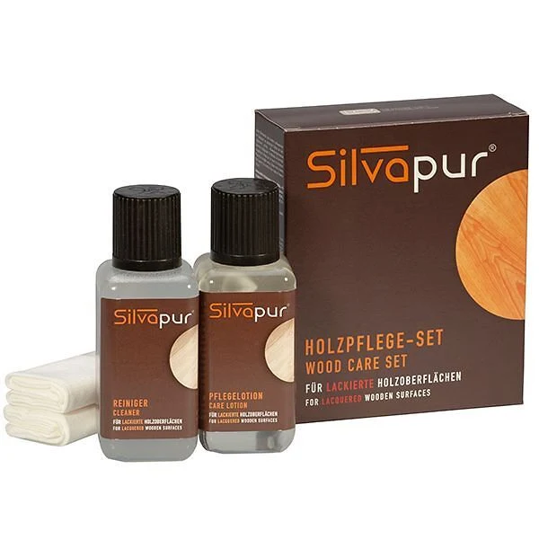 SILVAPUR Lackierte Holzoberflächen Holzpflege-Set