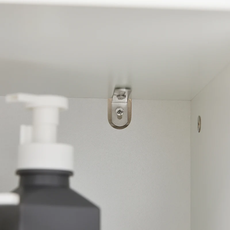 SoBuy BZR104-W Colonne Salle de Bain avec Panier à Linge Intégré – 6 Étagères Réglables, 2 Tiroirs, Gain de Place 171 cm, Blanc