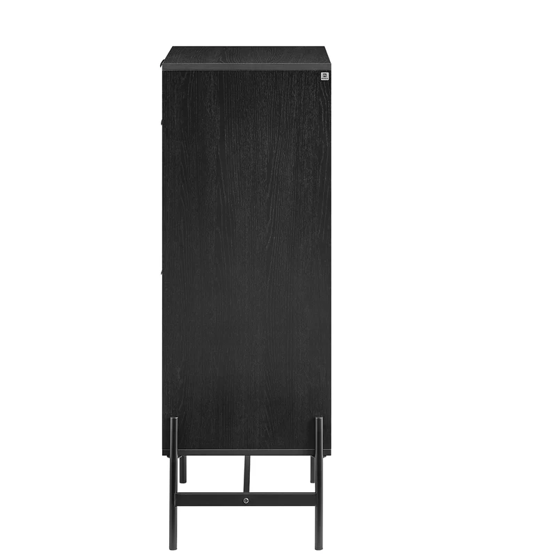 SoBuy HFSR03-SCH Meuble à Chaussures, Meuble d'entrée à Chaussures, avec 1 Tiroirs et 2 Abattants
