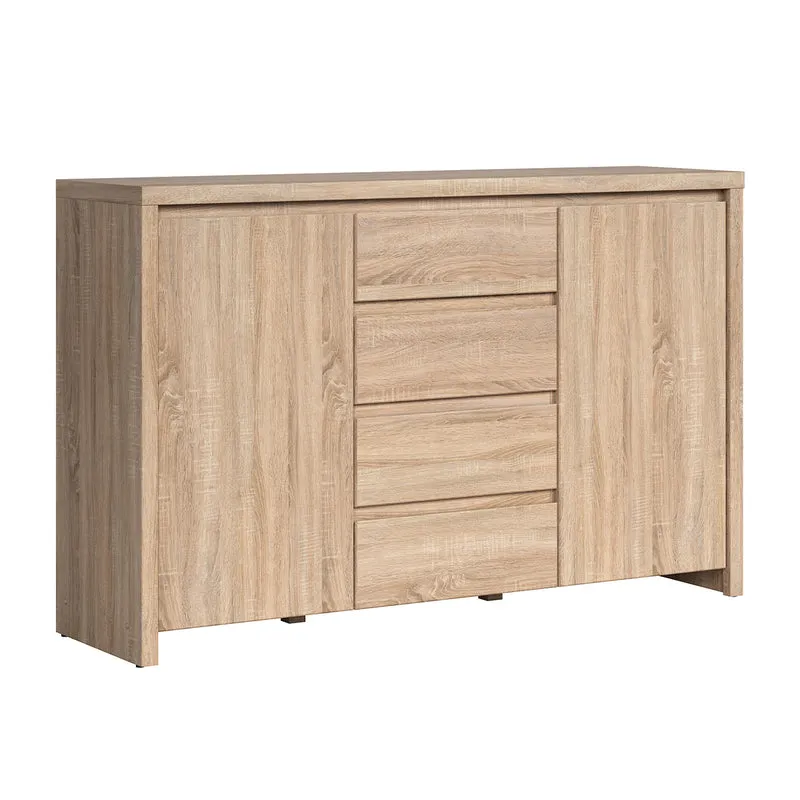 Buffet 2 portes 4 tiroirs Soren Bois