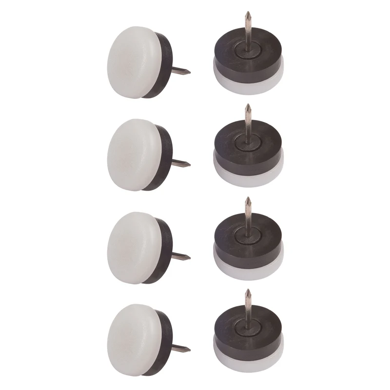 Fix-O-Moll Kunststoffgleiter mit Stift 4 mm / Ø 22 mm 8 x Kunststoffgleiter