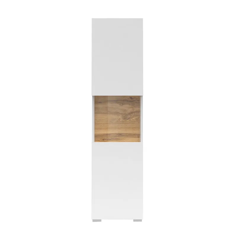 Vitrine 1 porte Glora Blanc