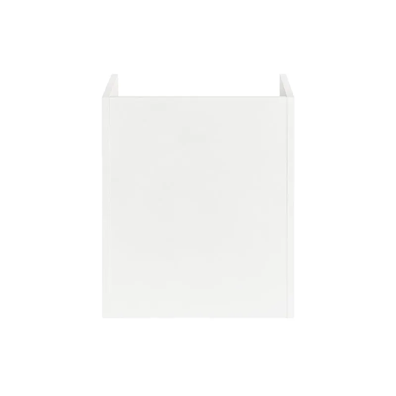 SoBuy FBT66-W Table de Chevet Table de Nuit Bout de Canapé avec 1 Tiroir 1 Niche Blanc