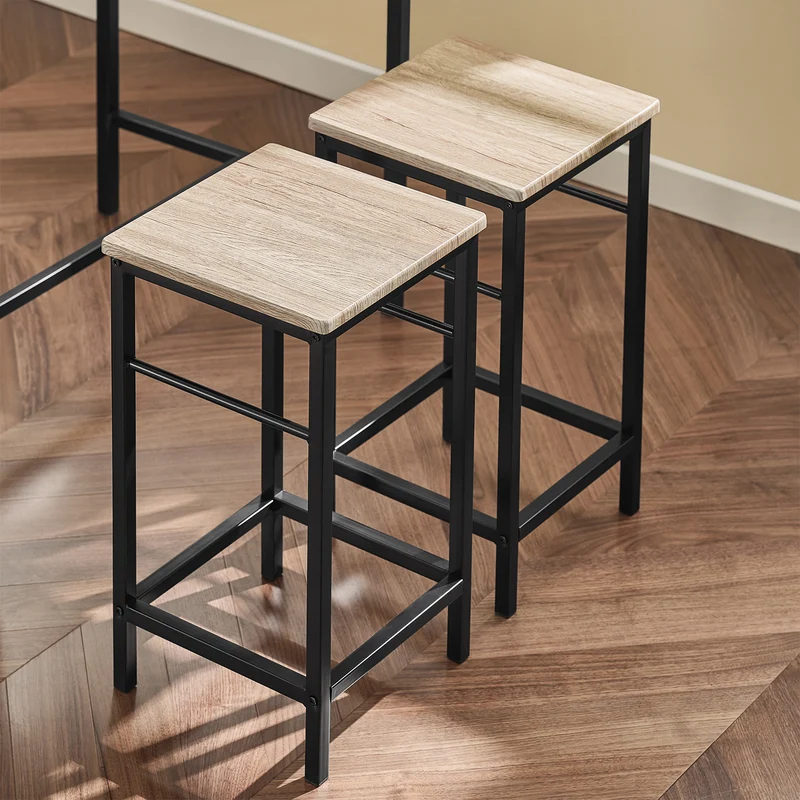 SoBuy OGT11-N Set de 1 Table + 4 Tabourets Ensemble table de bar bistrot
