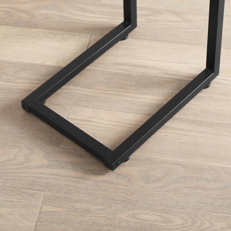 SoBuy FBT44-HG Table d'appoint Moderne - Table Basse Salon, Bout de Canapé à Café 40x30x60 cm Noir & Gris