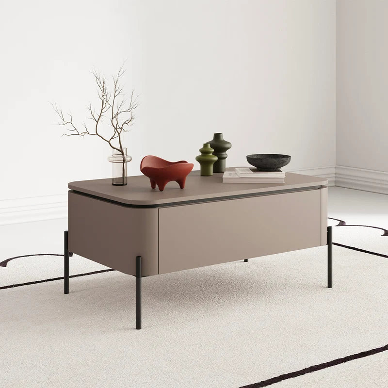 Table basse 1 tiroir Junon Taupe
