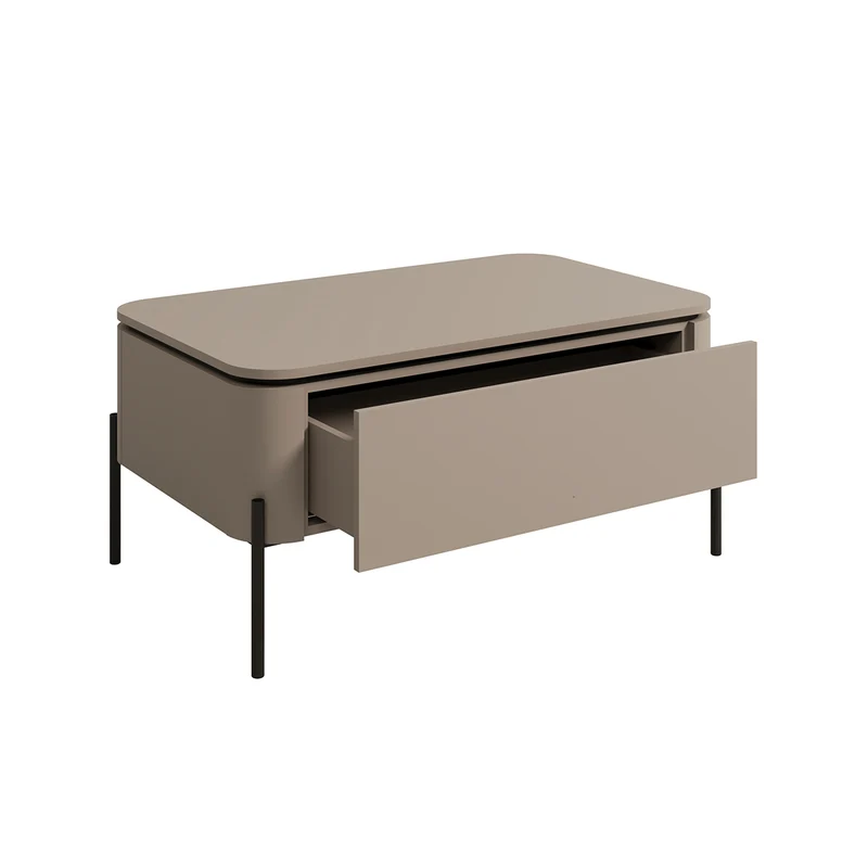 Table basse 1 tiroir Junon Taupe