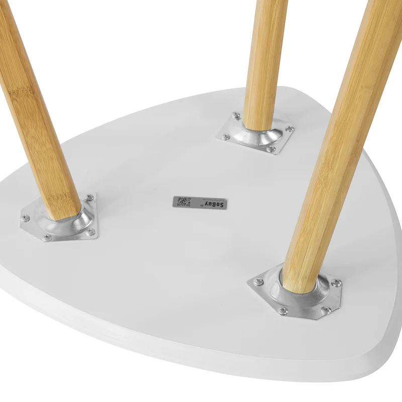 SoBuy FBT74-W Tables Basse Gigognes Lot de 2 - Table Basse Salon Moderne, Grande 55 cm & Petite 40 cm, Blanc