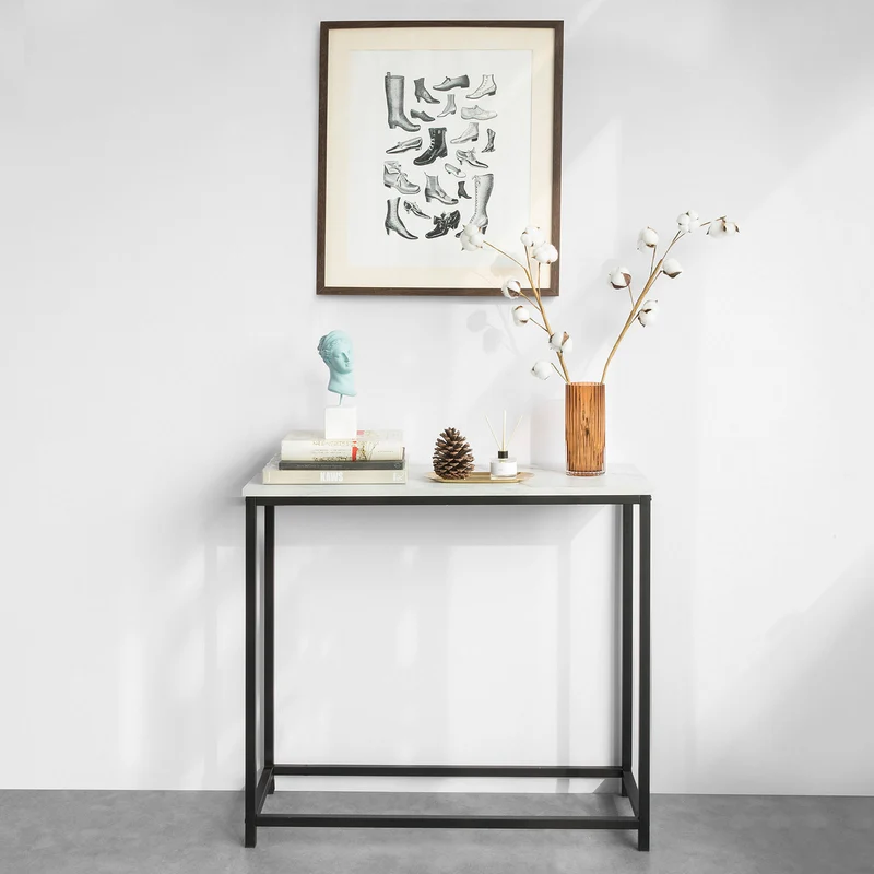 SoBuy FSB29-Sch Table Console Table d'Appoint Bout de Canapé Table d’Entrée