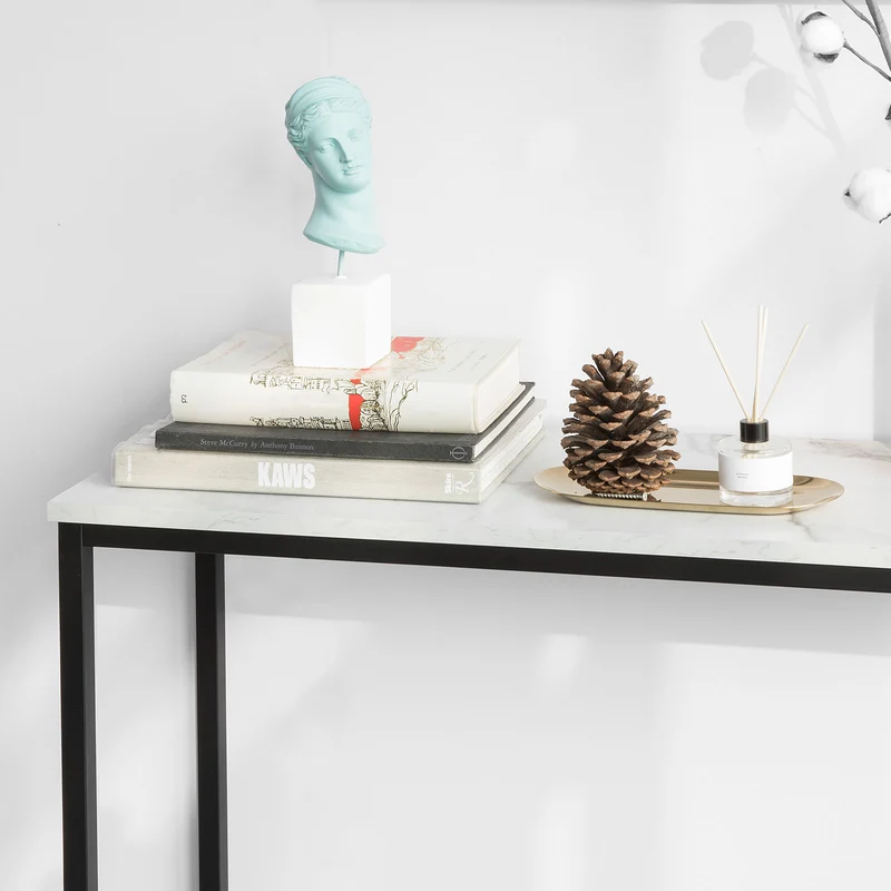 SoBuy FSB29-Sch Table Console Table d'Appoint Bout de Canapé Table d’Entrée