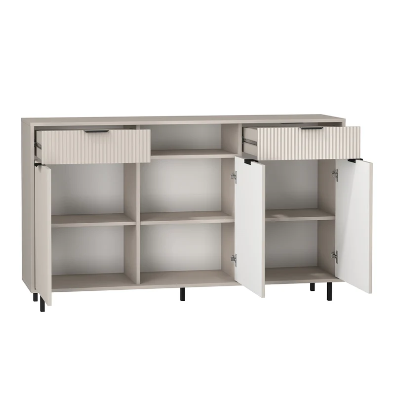 Buffet 3 portes 2 tiroirs Soly Cachemire
