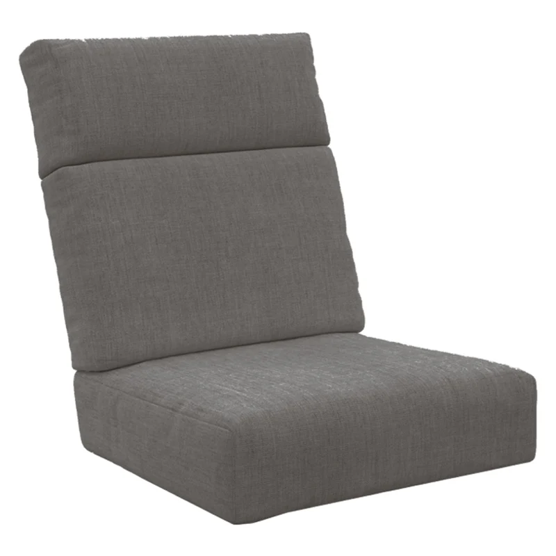 Ensemble de coussins à dossier haut d'extérieur en tissu Sunbrella - Deep Seating DSH21