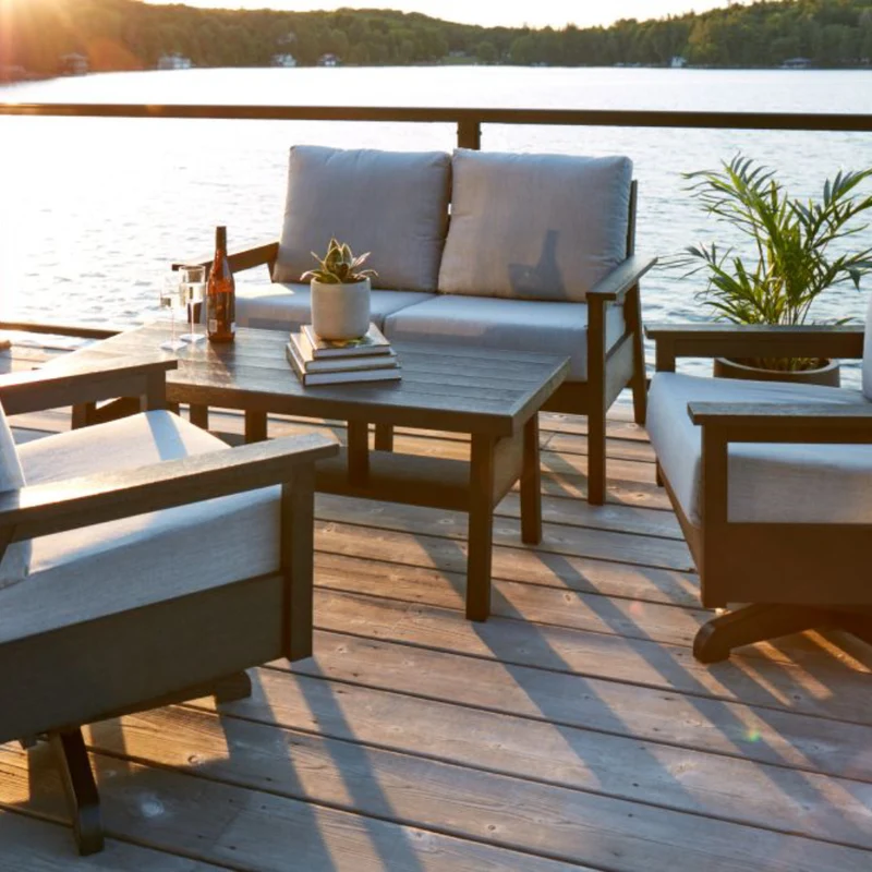 Table basse extérieure en plastique recyclé - Tofino DST287