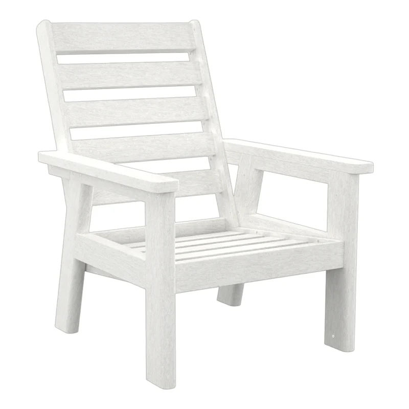 Fauteuil extérieur en plastique recyclé - Charleston DSF291
