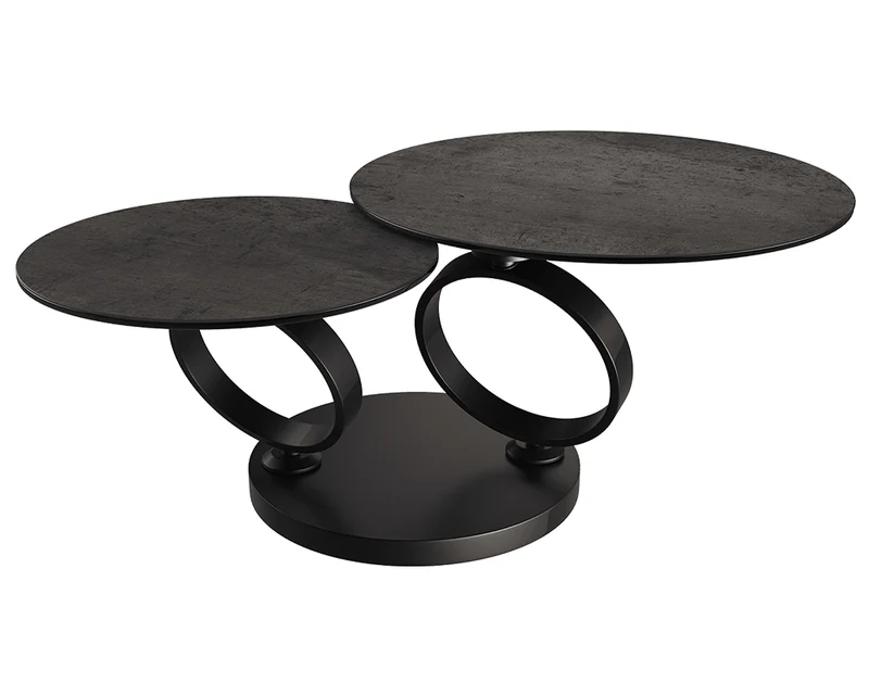 Table basse céramique ronde pivotante - Rosy