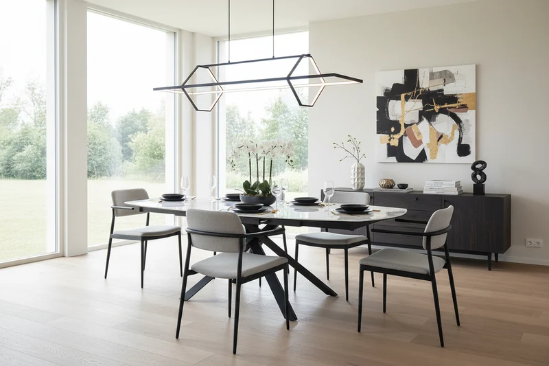 Table extensible céramique pivotante - Kheops Akante
