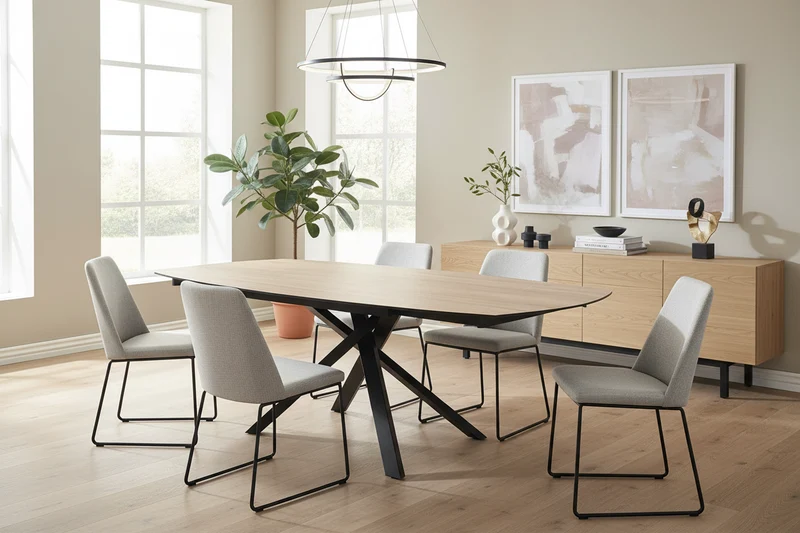 Table extensible céramique pivotante - Kheops Akante