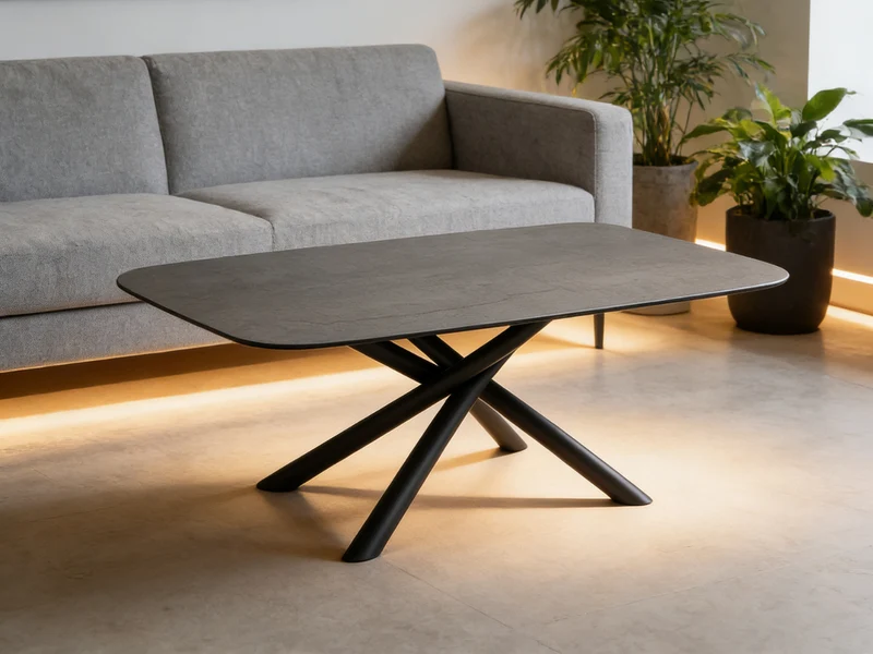Table basse ovale en céramique – Barbara