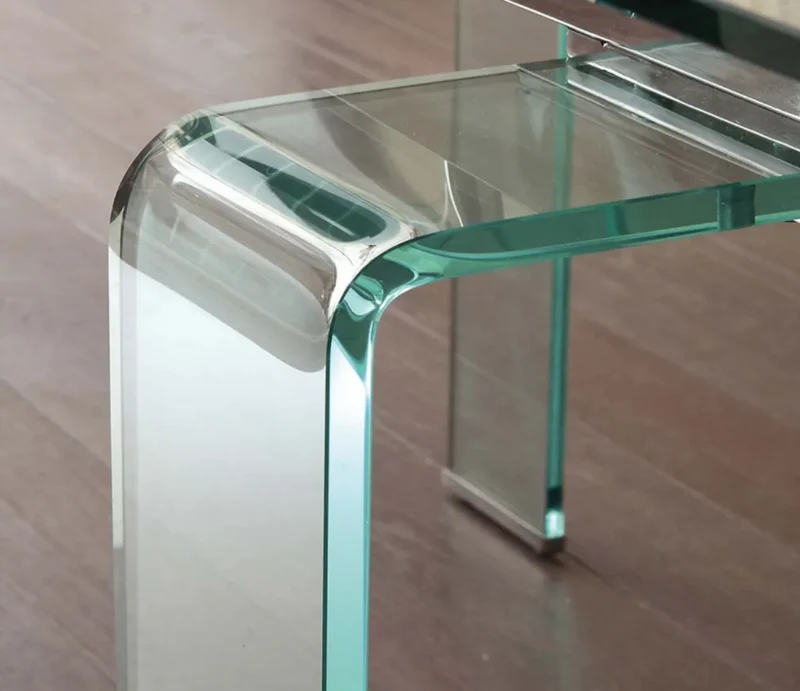 Table à manger en verre trempé extensible - Nelly