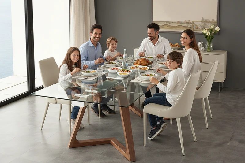 Table en verre extensible - Ken