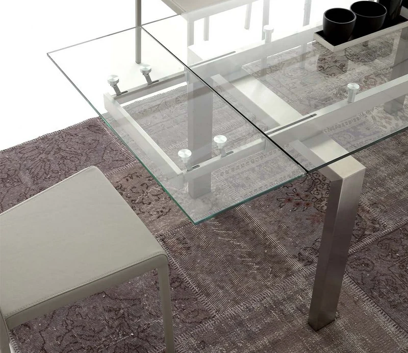 Table à manger en verre extensible - Margaux