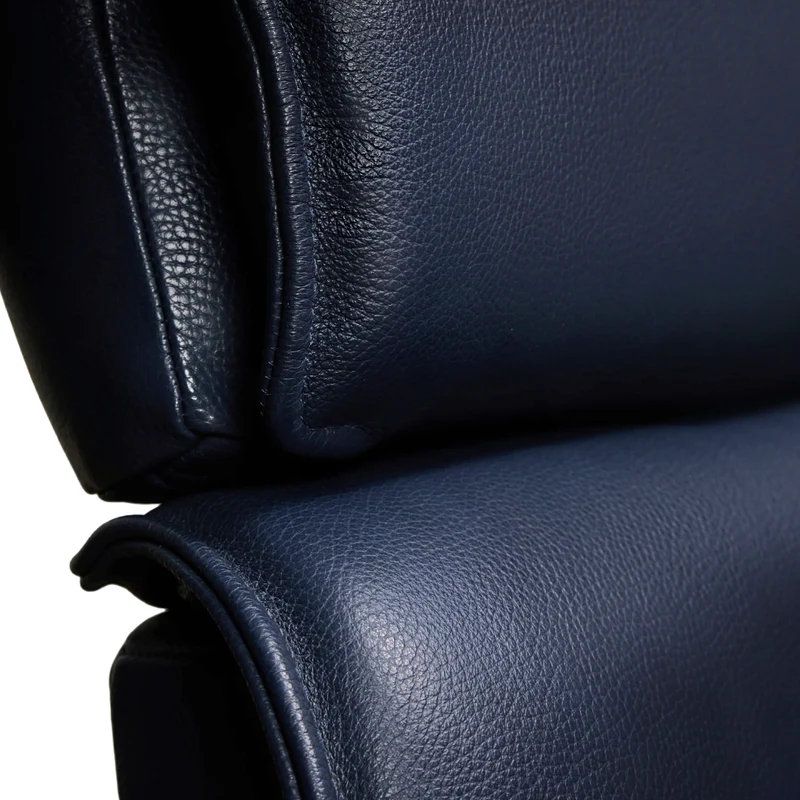 Fauteuil berçant, pivotant et inclinable motorisé en cuir - 900