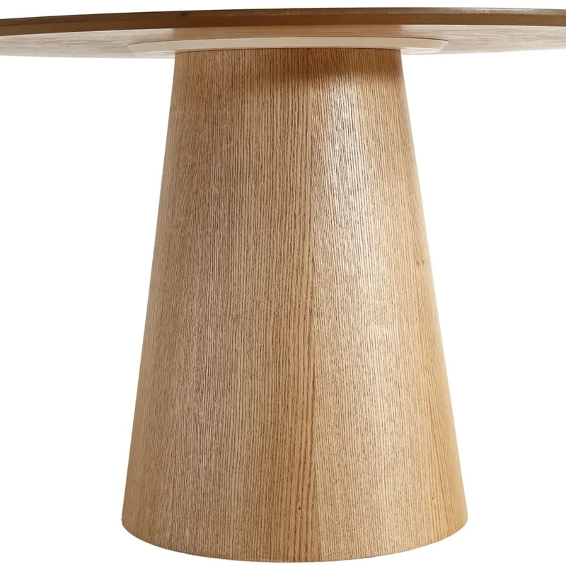 Table repas D120 cm placage chêne