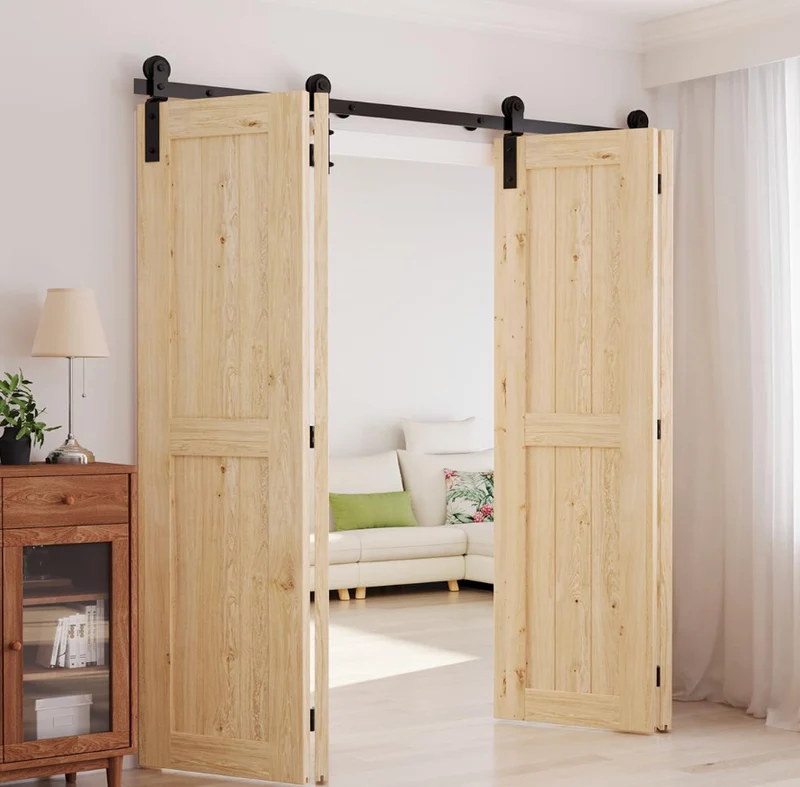 Rail porte grange Pliante Accordéon - 36'' à 80''