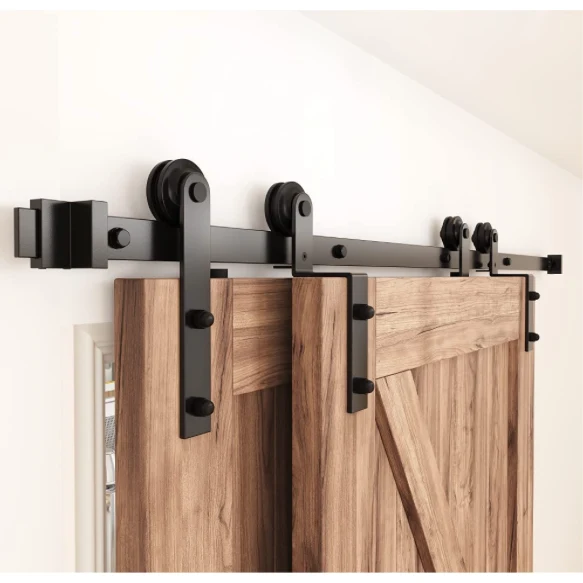 Rail double porte grange - 60'' à 120''