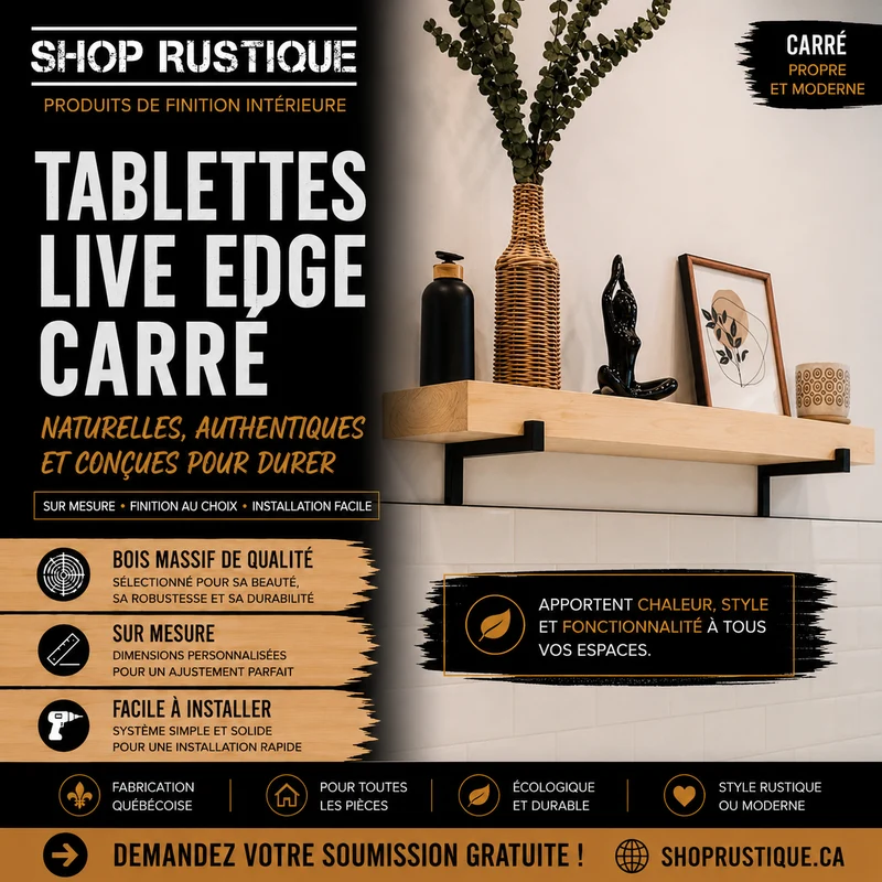 Tablette - Coupé Carré