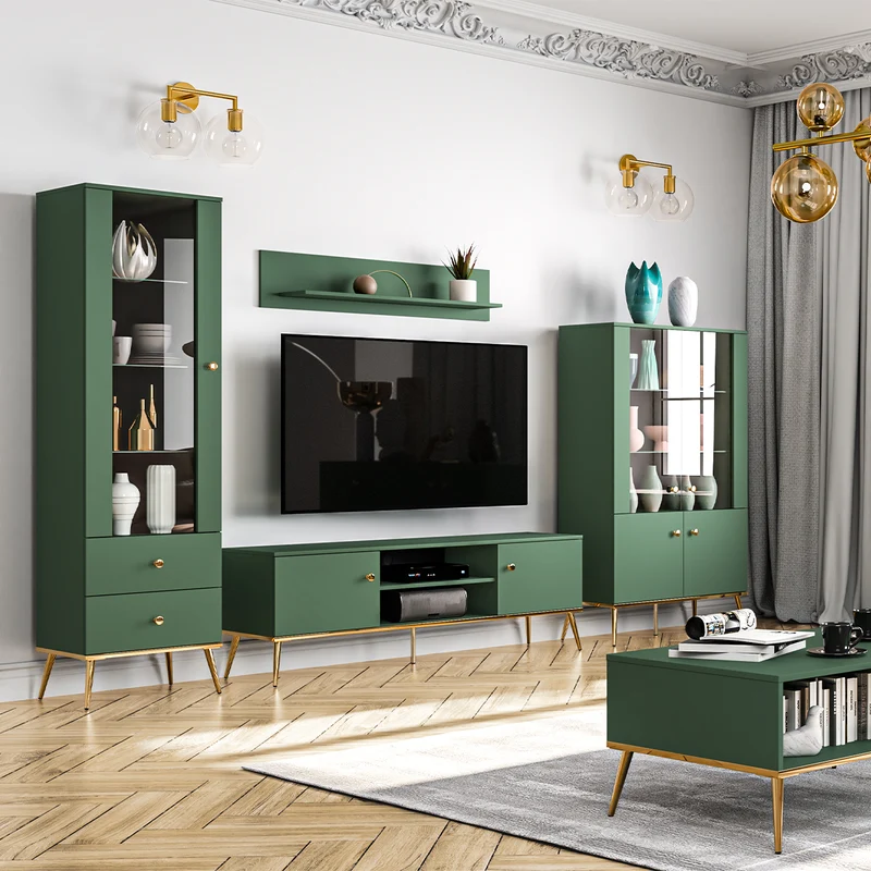 Vaisselier 4 portes Thalia Vert