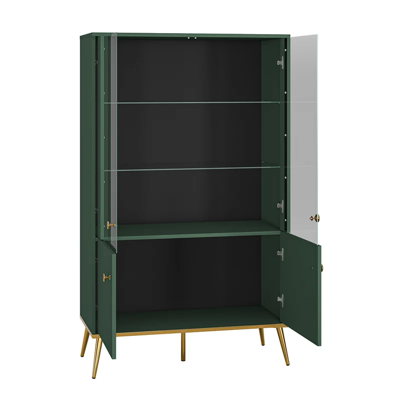 Vaisselier 4 portes Thalia Vert