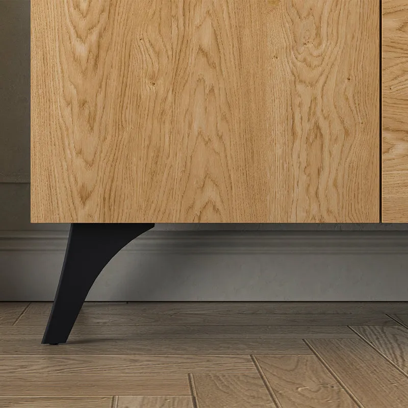 Buffet 5 portes Soah Bois et Noir