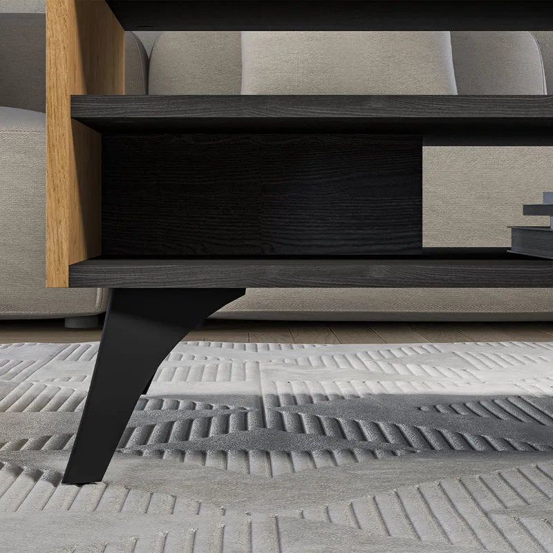 Table basse Soah Bois et Noir