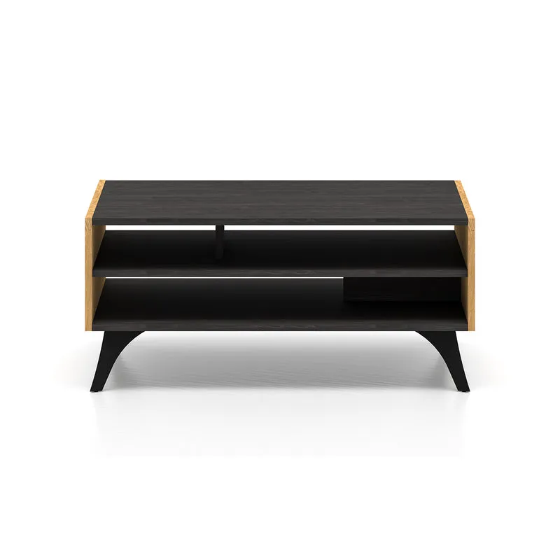 Table basse Soah Bois et Noir