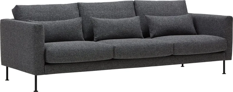 TEM 3er-Sofa Stoff Hevre