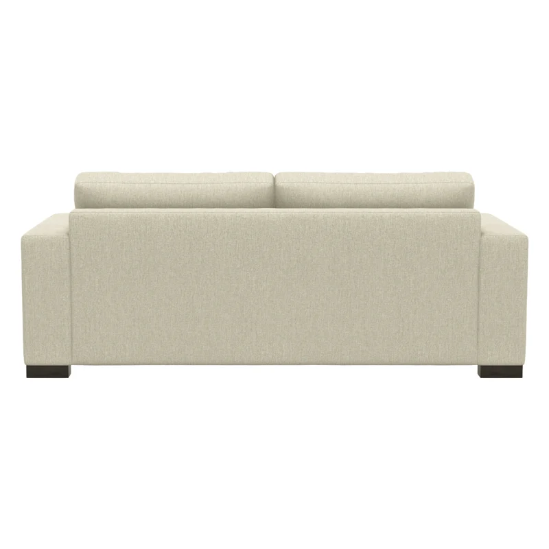Sofa condo stationnaire en tissu beige - Tennyson