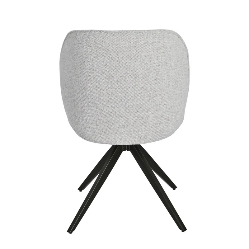 Chaise repas tissu beige