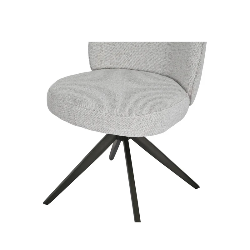 Chaise repas tissu beige